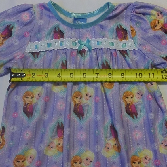 Girl Toddler Disney Frozen Night Gown Elsa Anna 2T - Picture 2 of 6